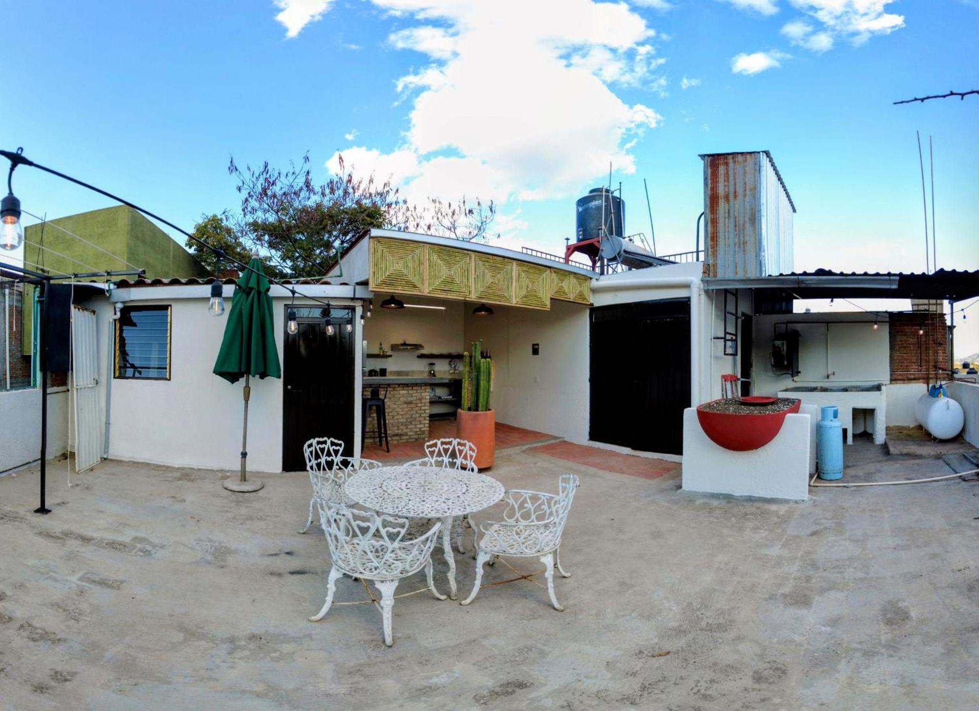 Casa De Las Palmas Guest House Oaxaca Bagian luar foto
